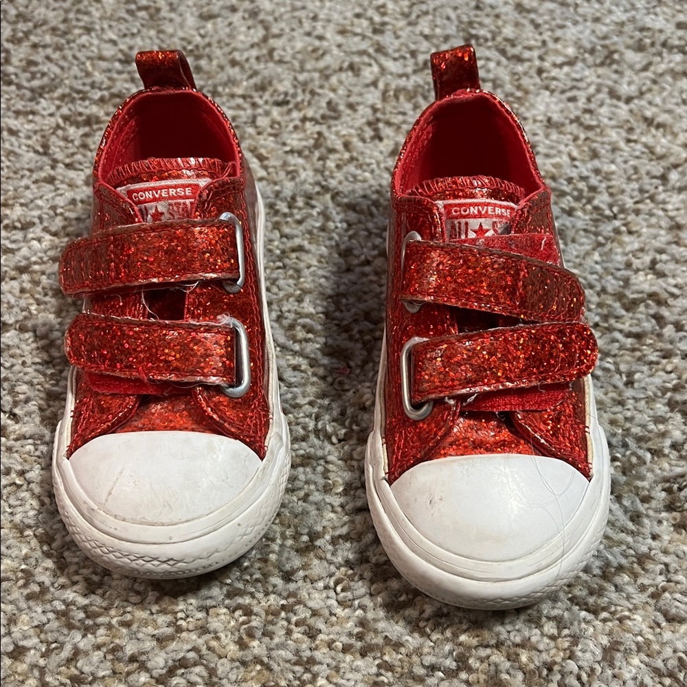 Converse Sparkling Red Kids' Sneakers